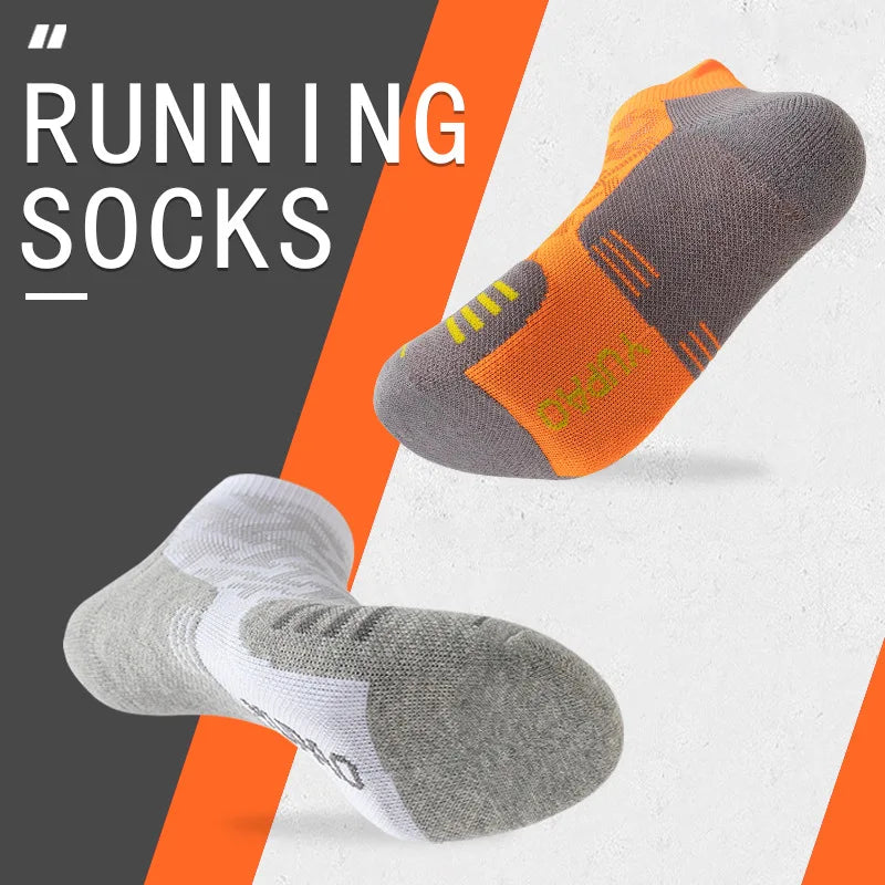 WRELS Marathon Running Socks – Compression, Cushioned, Breathable Sports Socks