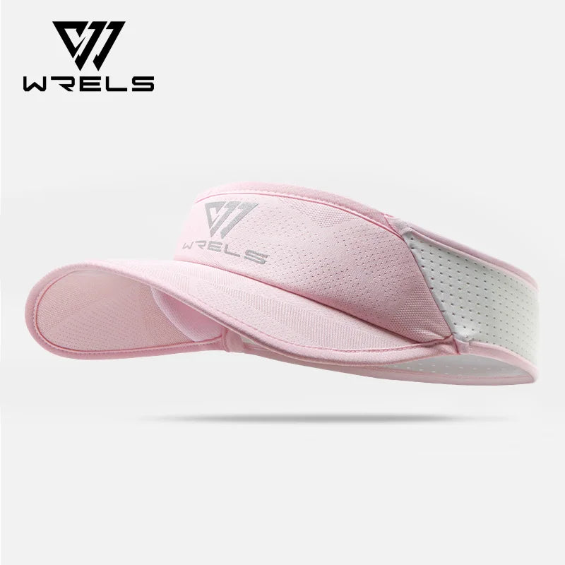 WRELS Lightweight Cooling Sports Visor – UV Protection Hat for Running, Tennis, and Golf
