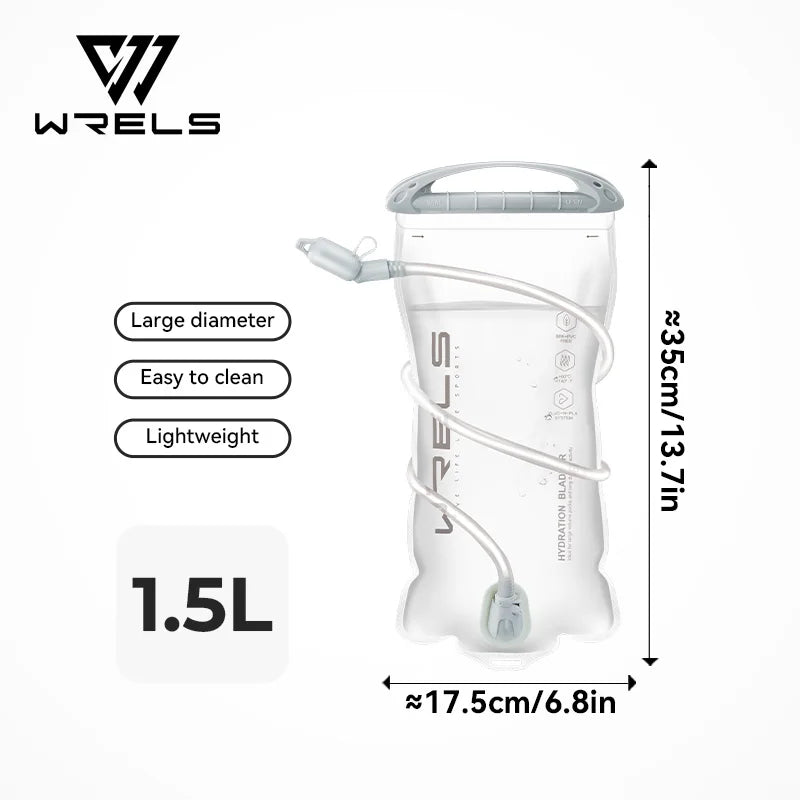 WRELS 3L TPU Hydration Bladder – BPA-Free Water Reservoir for Hiking & Cycling