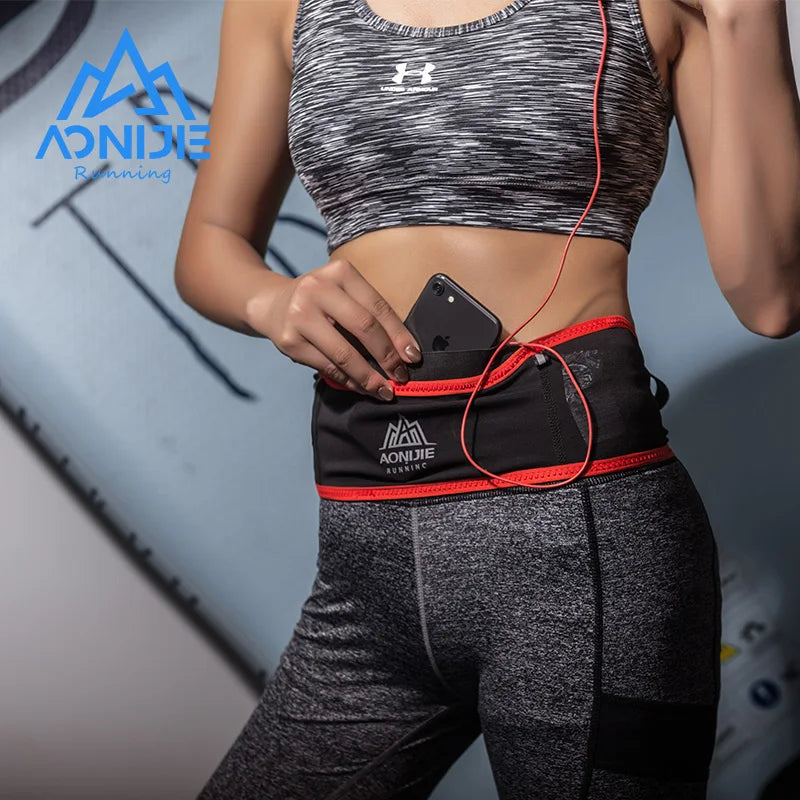 AONIJIE W938S Slim Running Waist Belt Pack Hydration Travel Gym Fitness Bag