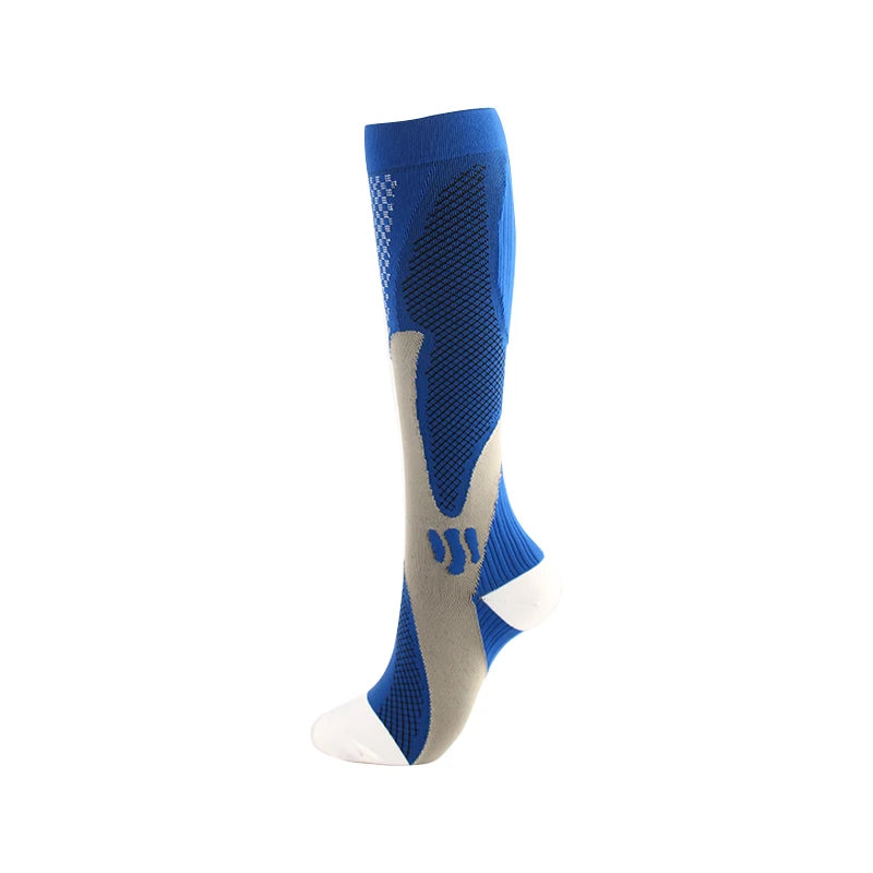Men's Compression Socks for Running, Travel, Varicose Veins & Recovery, Breathable Support Stockings