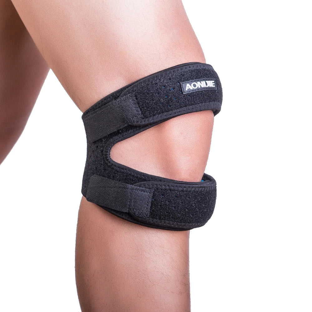 AONIJIE E4096 Dual Patella Knee Strap X-Shaped Support Brace Pain Relief Band