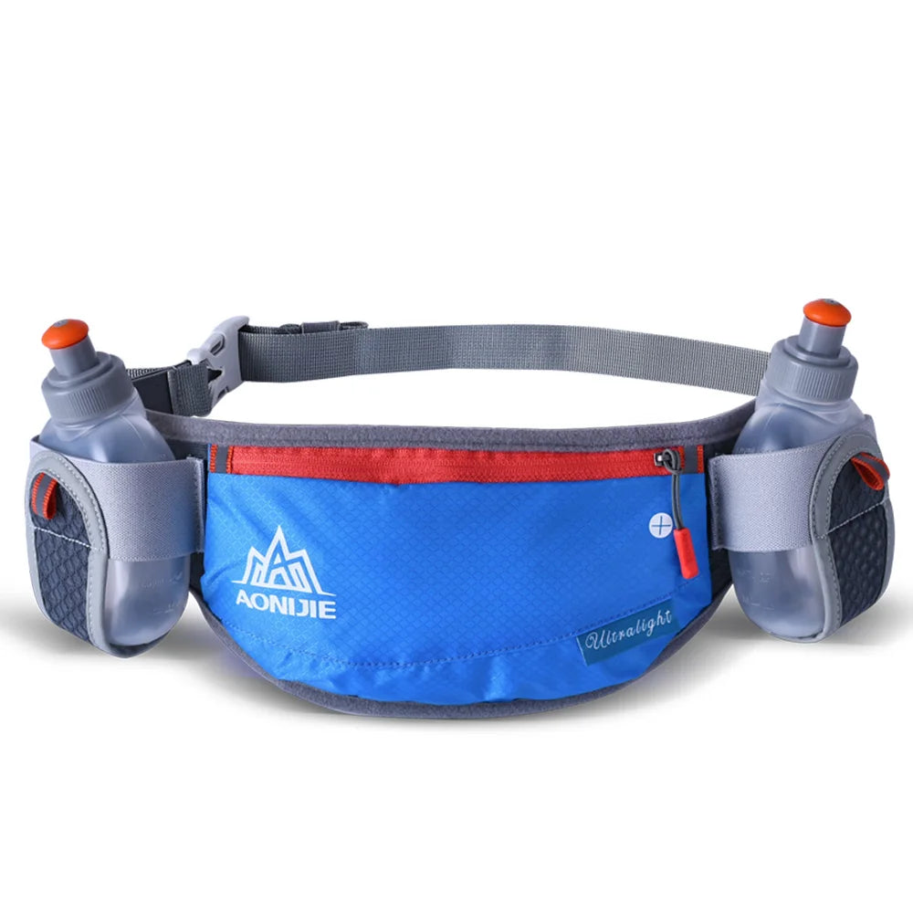 AONIJIE E882 Hydration Running Belt – Waist Bag with Phone Holder & 2×170ml Bottles