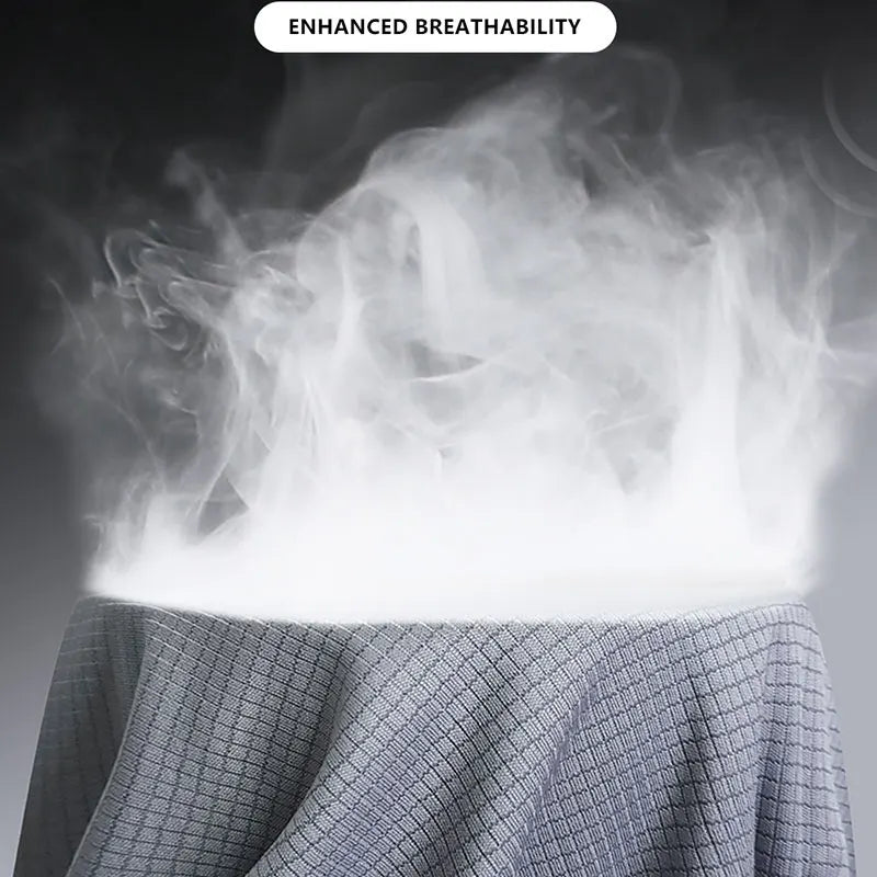 Summer Ice Silk Long Sleeve T-Shirt for Men – Quick Dry, Breathable Sun Protection