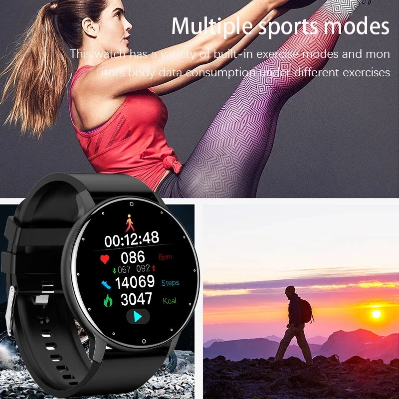 LIGE 2025 Smart Watch for Men & Women – Fitness Tracker with Heart Monitor & Notifications
