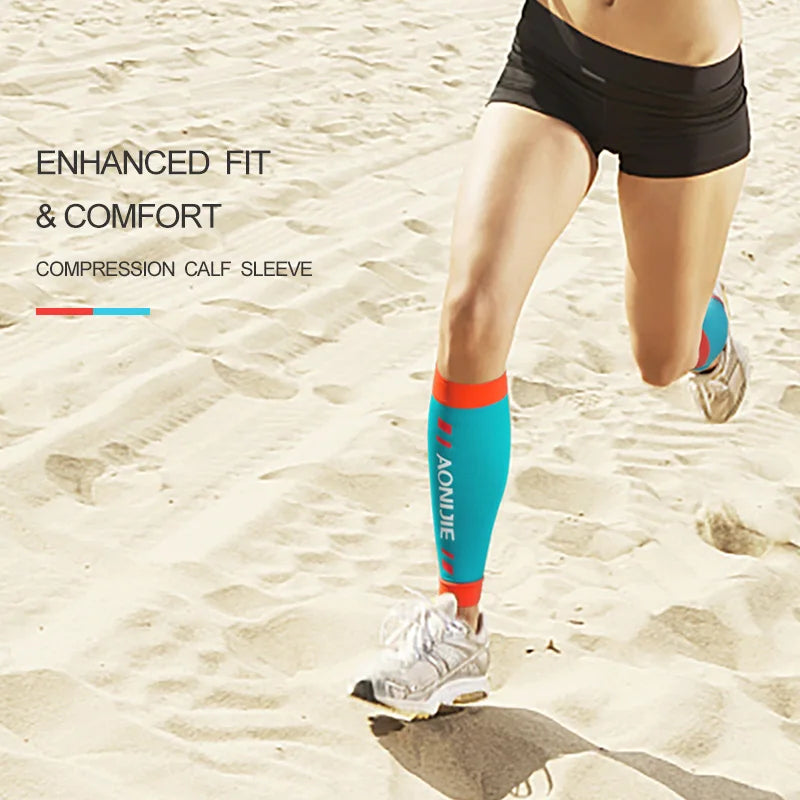 AONIJIE E4405 Compression Calf Sleeves – Knit Leg Support for Running, Hiking & Sports Recovery