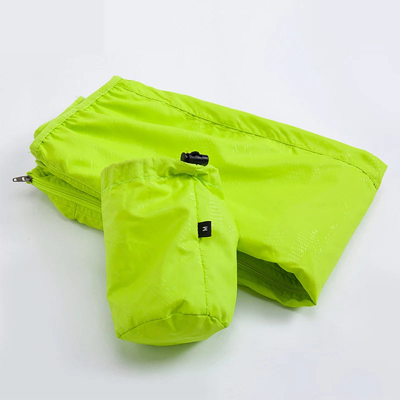 LNGXO Camping Rain Jacket – Unisex Waterproof Sun Protection Windbreaker with Pocket