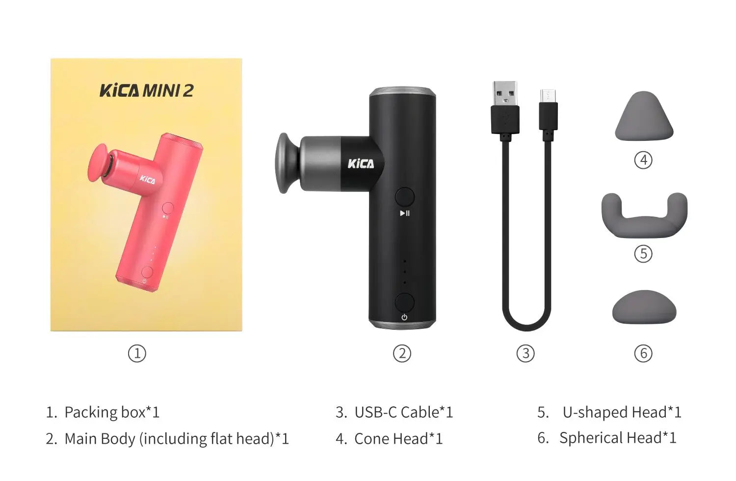 Mini 2 Fascia Gun – Portable Aluminum Deep Tissue Massage Gun, 3000RPM, Type-C Rechargeable (195g)