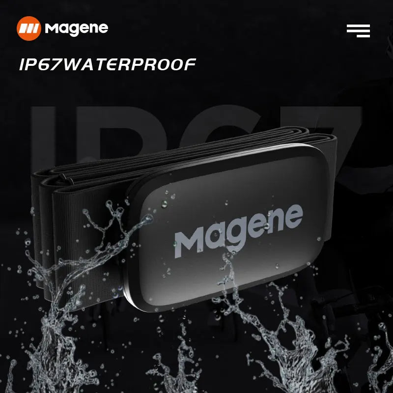 MAGENE Mover H64 Heart Rate Sensor – Dual ANT+ & Bluetooth Chest Strap for Sports & Cycling
