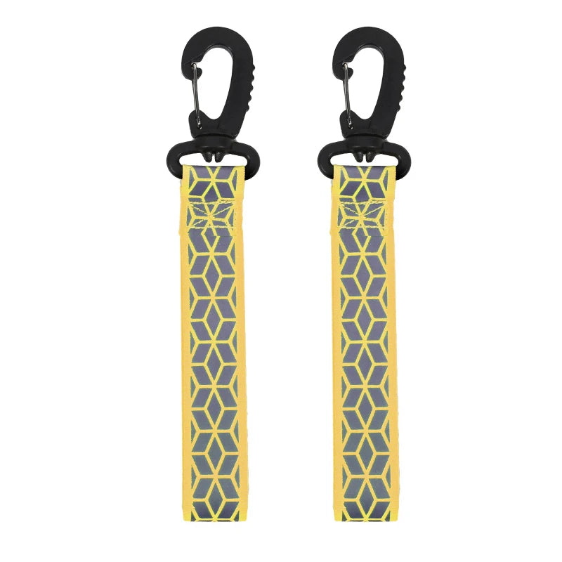 Reflective Safety Strap Keychain 2PCS Quick Release Night Running Cycling