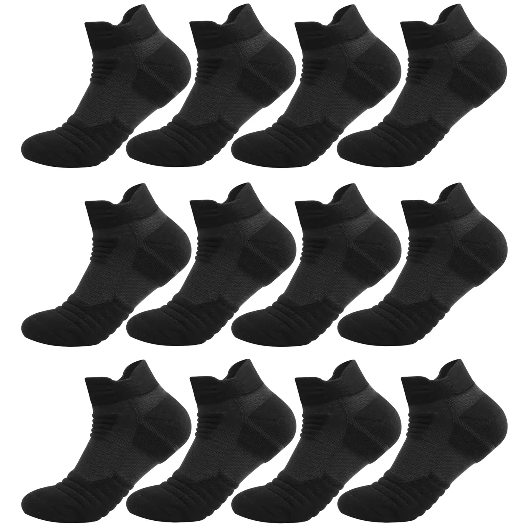 Breathable Athletic Terry Socks Cushioned Running Hiking Sports 6-12 Pairs