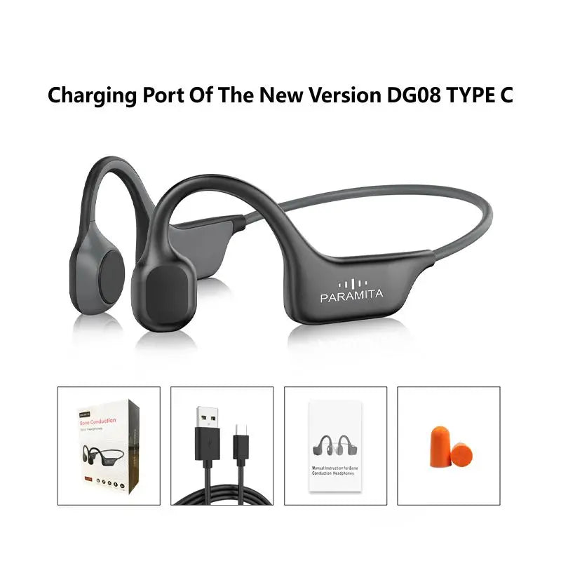 STARSKY PARAMITA Bone Conduction Bluetooth Headphones – Wireless Open-Ear Sports Headset