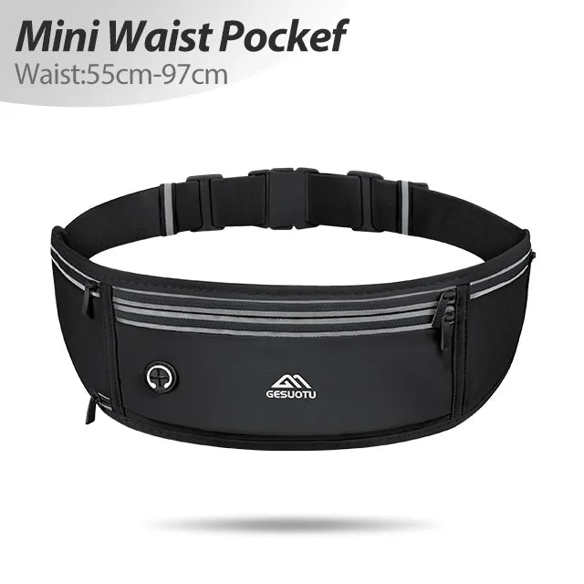 NEWBOLER Professional Running Waist Bag – Lightweight Sports Belt Pouch
