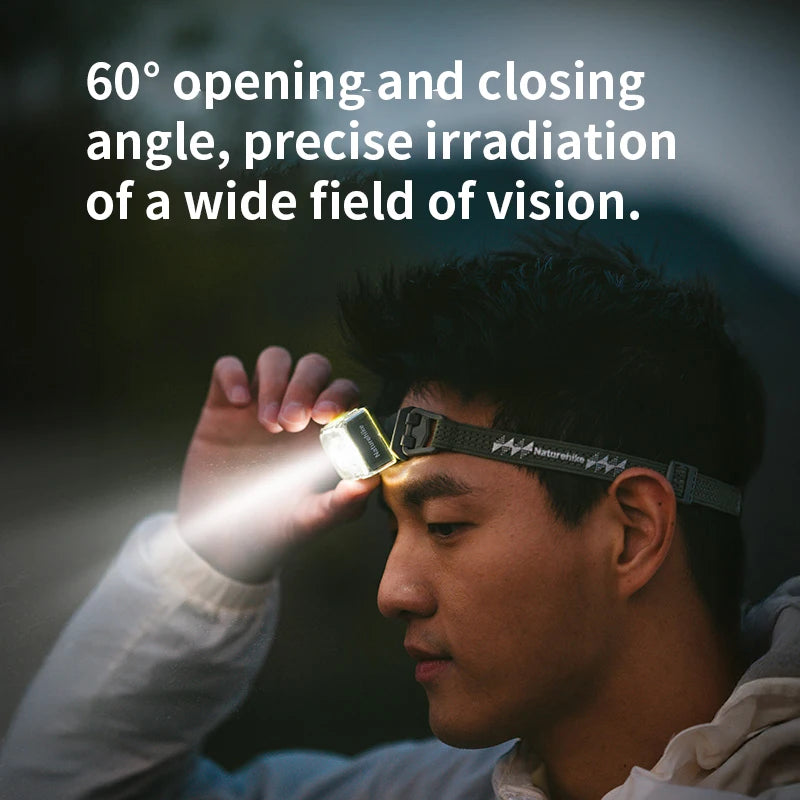 NATUREHIKE Xing Ye Pro Headlamp – 250 Lumen Lightweight LED Headlight for Running & Hiking