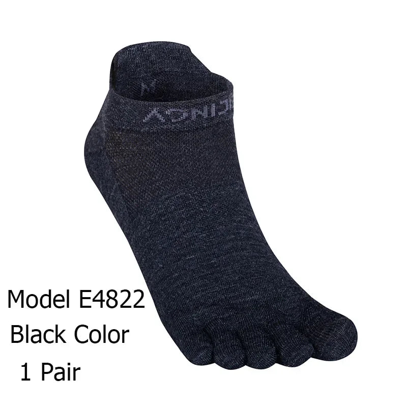 AONIJIE Five-Toe Running Socks Low Cut & Quarter Athletic Toe Socks