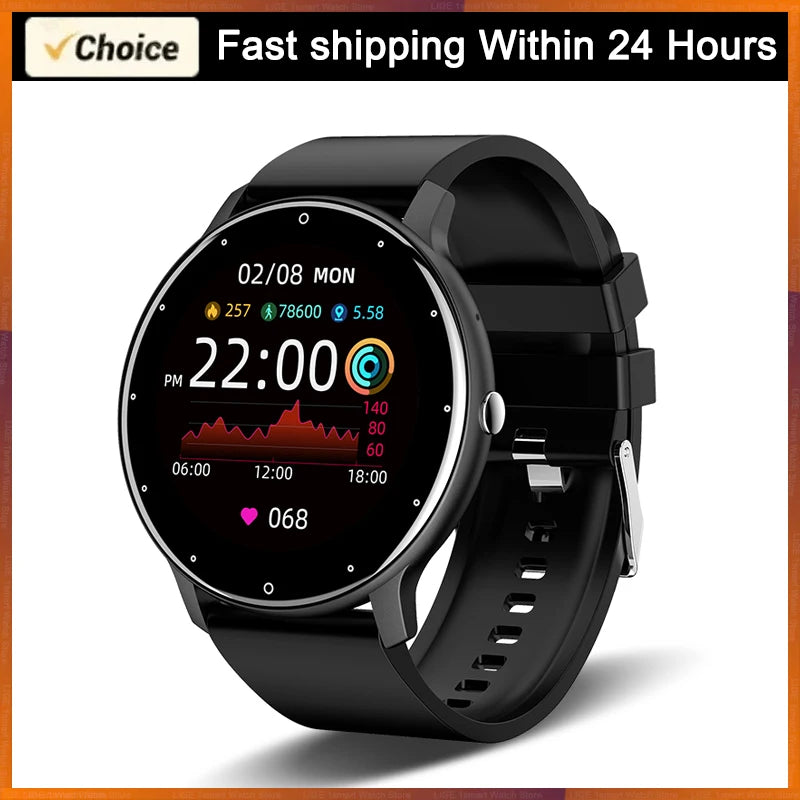 LIGE 2025 Smart Watch for Men & Women – Fitness Tracker with Heart Monitor & Notifications