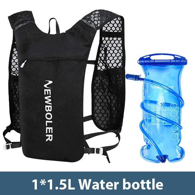 NEWBOLER Ultralight Trail Running Hydration Vest Backpack with Bottle