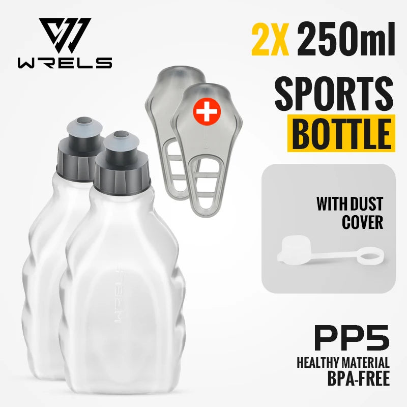 WRELS Handheld Hydration Bottle – Lightweight BPA-Free Water Bottle for Running, Hiking, and Cycling