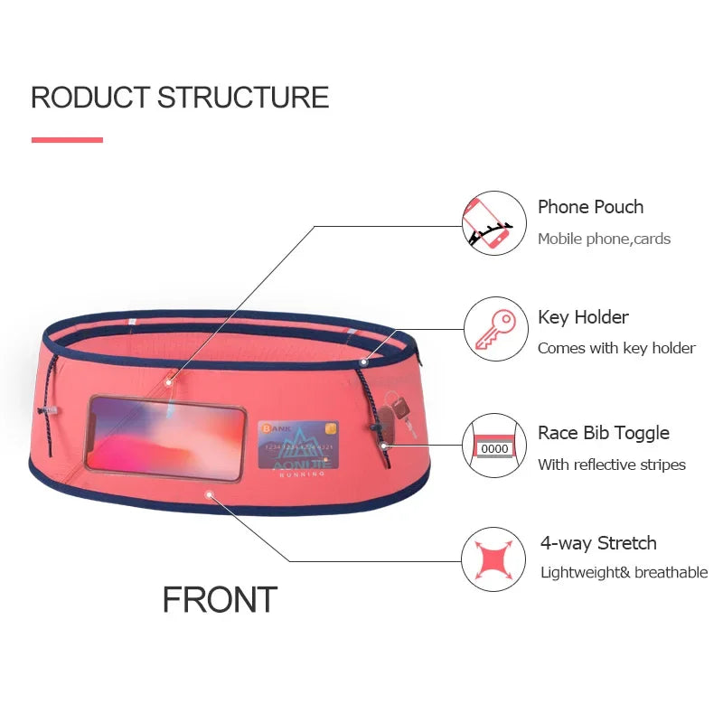 AONIJIE W8101 Hydration Running Waist Belt Trail Marathon Fitness Pack