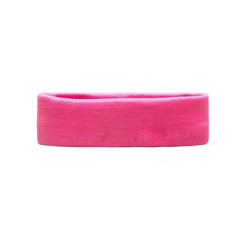 VIVIDSUN Solid Colour Sports Headband – High Elasticity & Sweat-Absorbing Workout Band