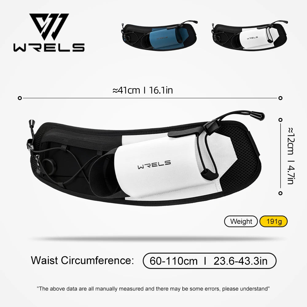 Running Waist Bag – Dual Pocket Trail Belt for Phone, Water Bottle & Essentials | WRELS