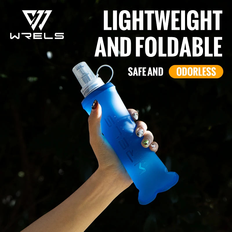 300ml Collapsible Soft Flask, BPA-Free TPU Running Water Bottle for Travel and Sport