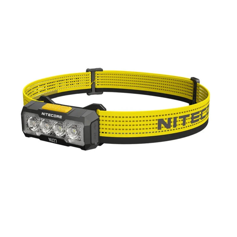 NITECORE NU27 Rechargeable Headlamp – 600 Lumens Triple Colour Output Lightweight Torch