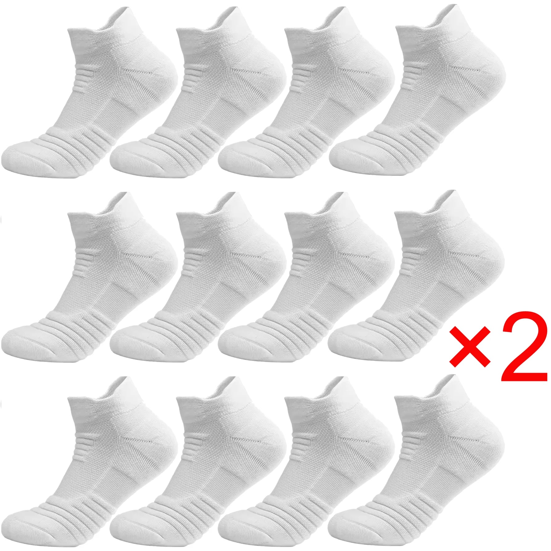 Breathable Athletic Terry Socks Cushioned Running Hiking Sports 6-12 Pairs
