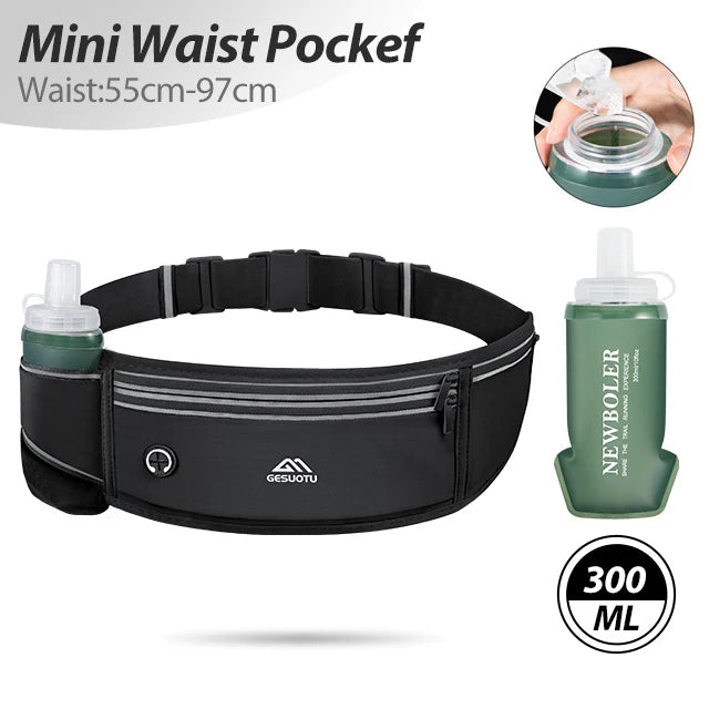 NEWBOLER Professional Running Waist Bag – Lightweight Sports Belt Pouch