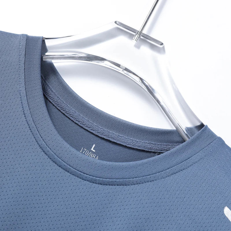 CHRLCK Men’s Quick-Drying Running T-Shirt – Lightweight, Breathable Summer Activewear