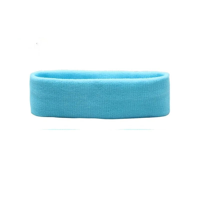 VIVIDSUN Solid Colour Sports Headband – High Elasticity & Sweat-Absorbing Workout Band
