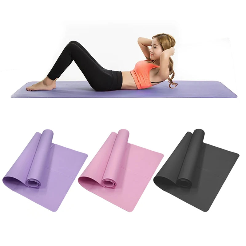 4mm Thick EVA Yoga Mat – Non-Slip Fitness Mat for Yoga, Pilates & Home Workouts