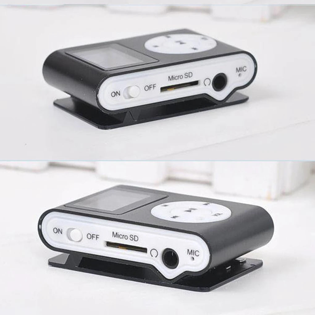 WORALLYMY Mini MP3 Player – Portable Music Player with 3.5mm Jack & LCD Screen