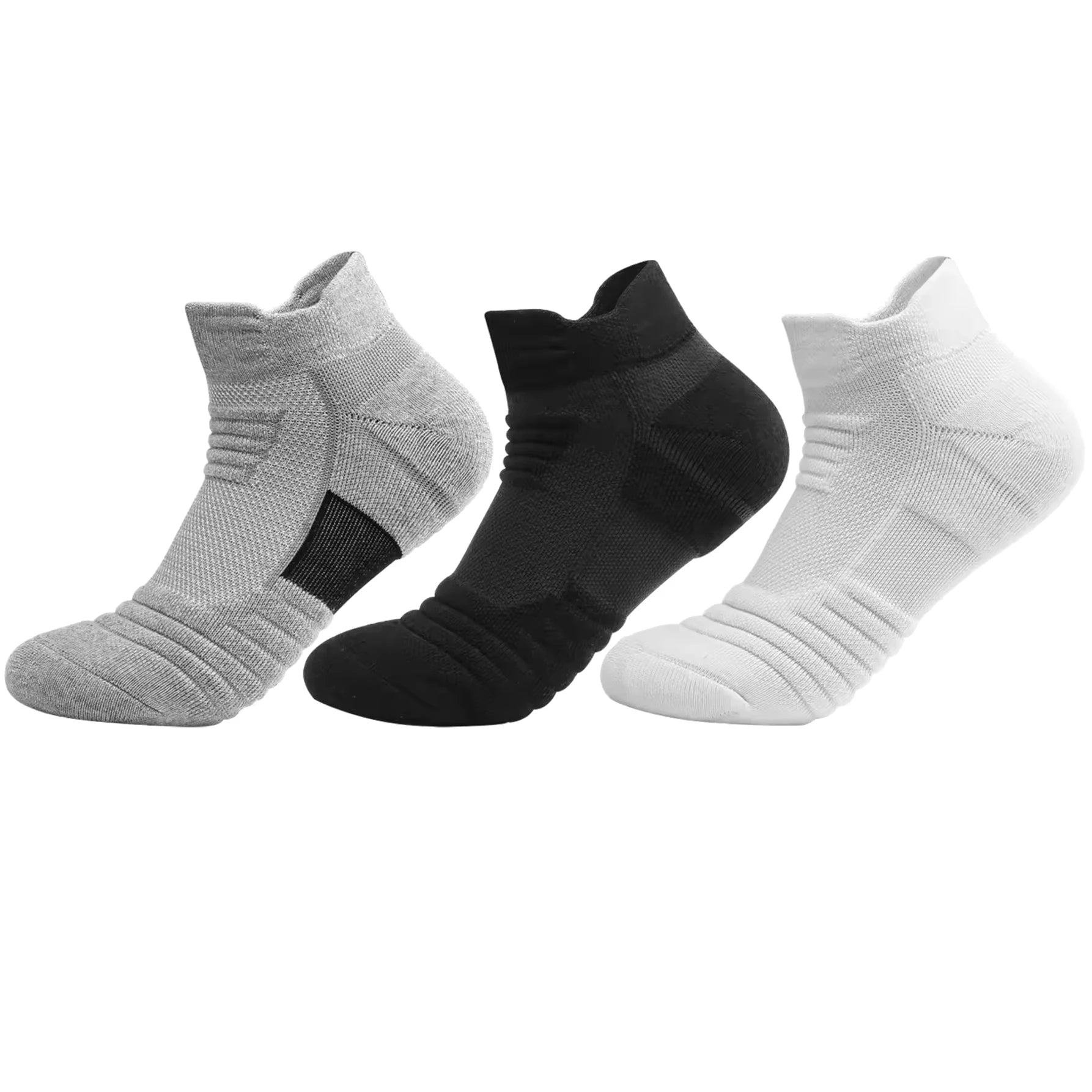 Breathable Athletic Terry Socks Cushioned Running Hiking Sports 6-12 Pairs