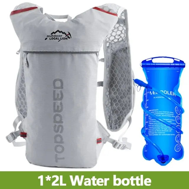 NEWBOLER Trail Running Ultralight 5L Backpack with 2L Hydration Bladder