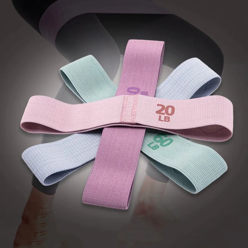 Fabric Resistance Bands, Hip Circle Bands for Squats, Pilates, Yoga, and Strength Training