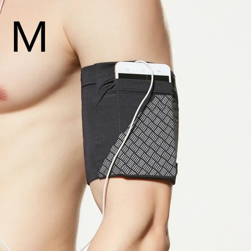 YUNFAN Running Arm Phone Bag Adjustable Sport Armband for Phones Under 6.5 Inch