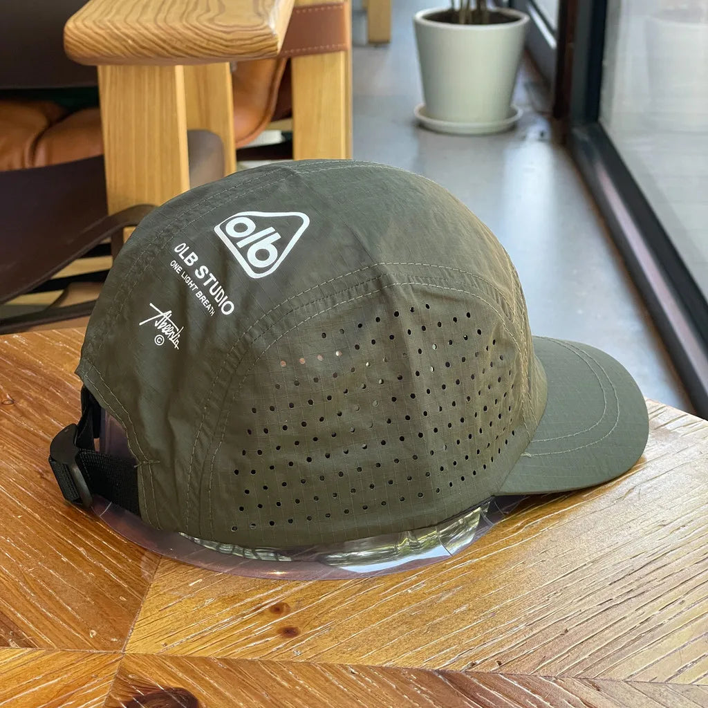 Short Brim Quick Dry Mesh Baseball Cap Lightweight UV Protection Outdoor