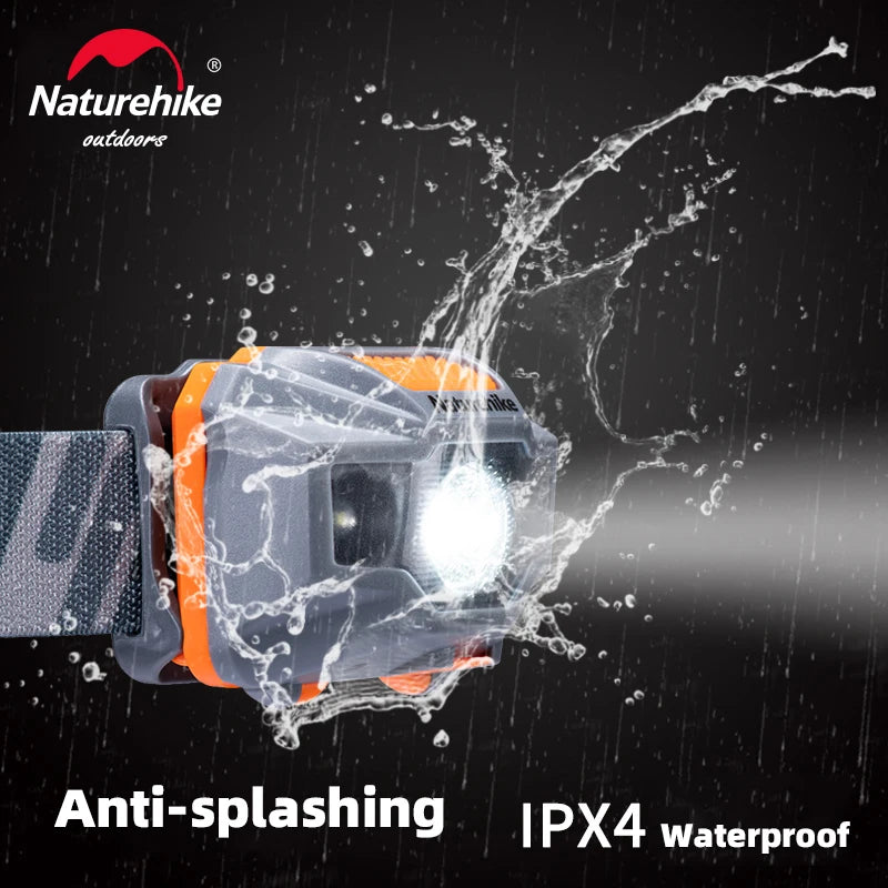 NATUREHIKE TD-02 Headlamp – 150 Lumen Rechargeable LED Light for Hiking & Trail Running