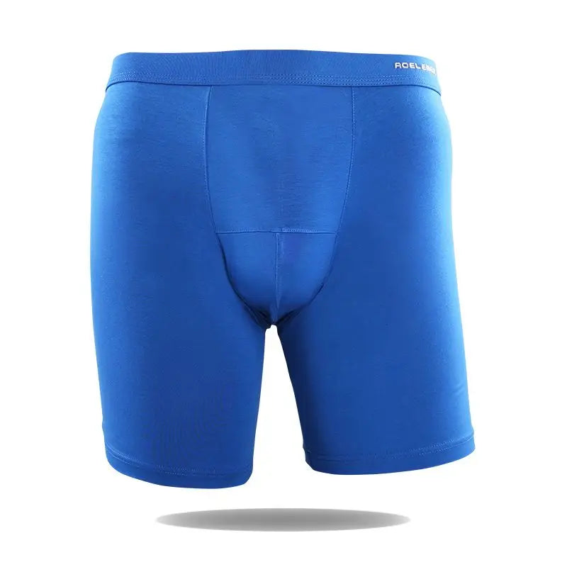 Men’s Long Leg Boxer Briefs Anti-Chafing Modal Sports Underwear Quick Dry