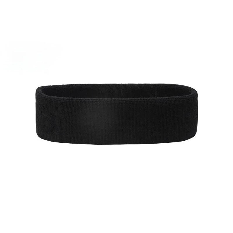 VIVIDSUN Solid Colour Sports Headband – High Elasticity & Sweat-Absorbing Workout Band