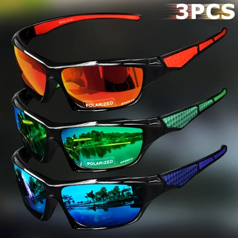 VEGUEROS Sports Polarized Sunglasses for Men – UV400 Cycling, Driving & Fishing Eyewear