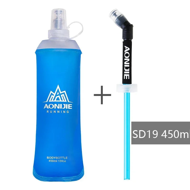 AONIJIE SD09 SD10 SD15 Soft Flask – 170ml to 500ml Folding BPA-Free Water Bottles for Running Packs