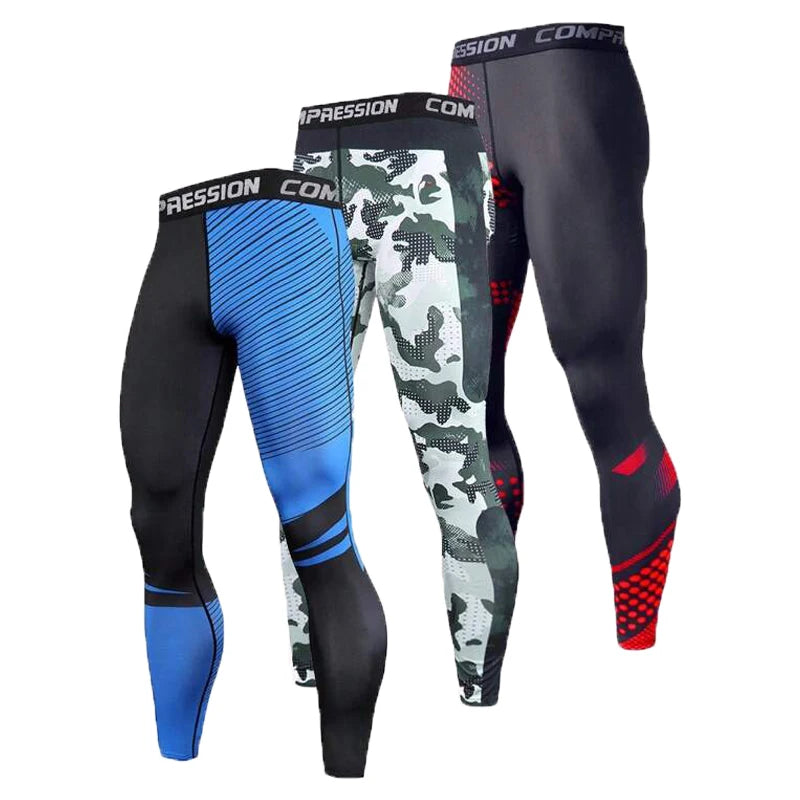 Men’s Compression Pants Sportswear Training Leggings Gym Tights
