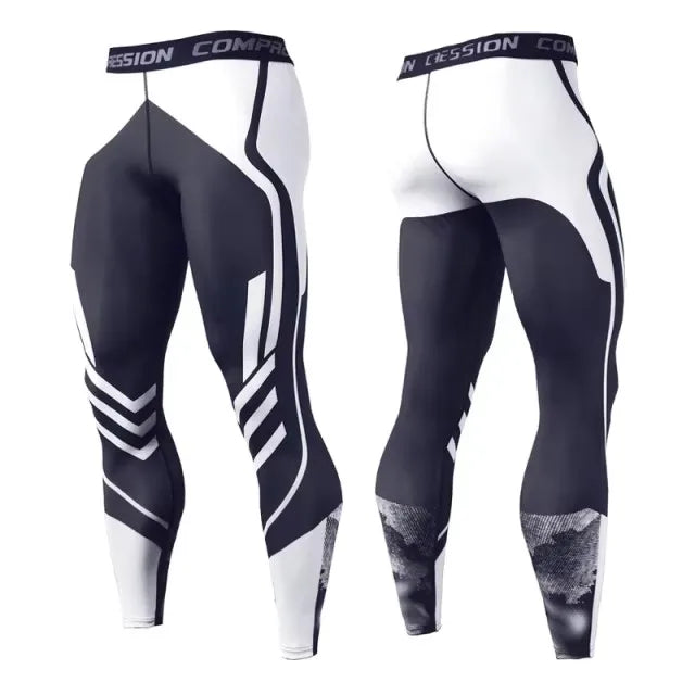 Men’s Compression Pants Sportswear Training Leggings Gym Tights