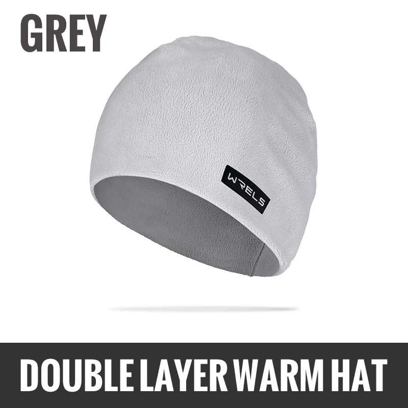 WRELS Winter Warm Windproof Polar Fleece Beanie Hat – Outdoor Running, Skiing & Cycling Cap