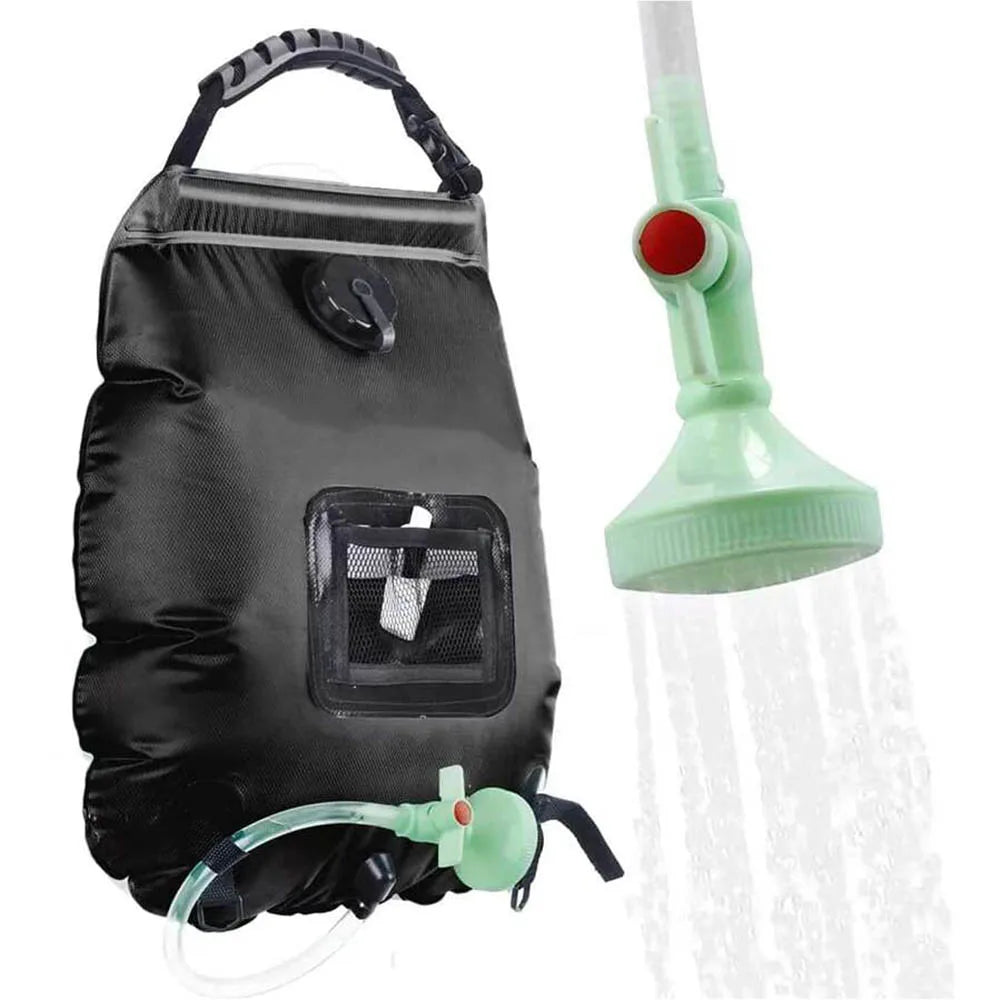 20L Solar Shower Bag Outdoor Camping Heated Water Shower System
