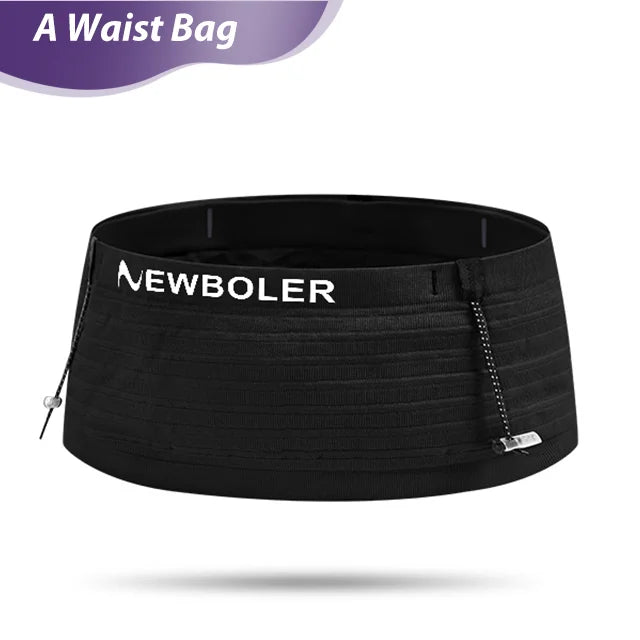 NEWBOLER Lightweight Elastic Sports Waist Bag for Running & Triathlon