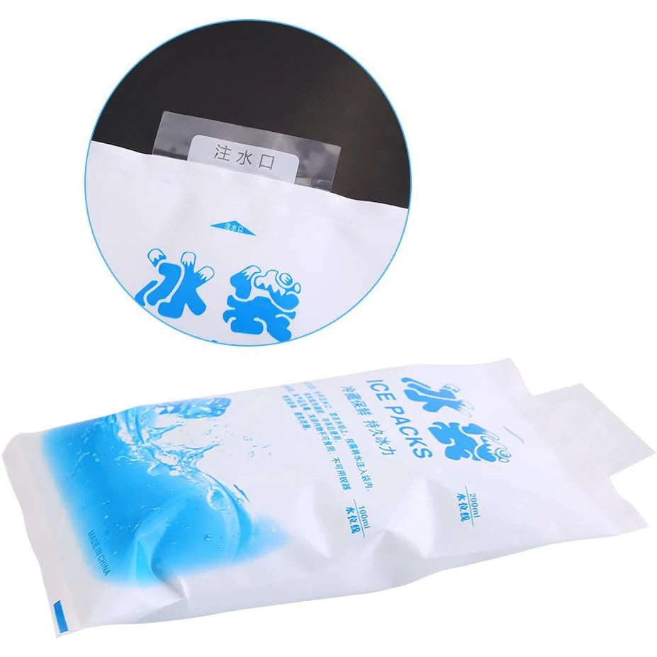 Reusable Gel Ice Packs Hot & Cold Compress for Pain Relief and Cooling 10pcs