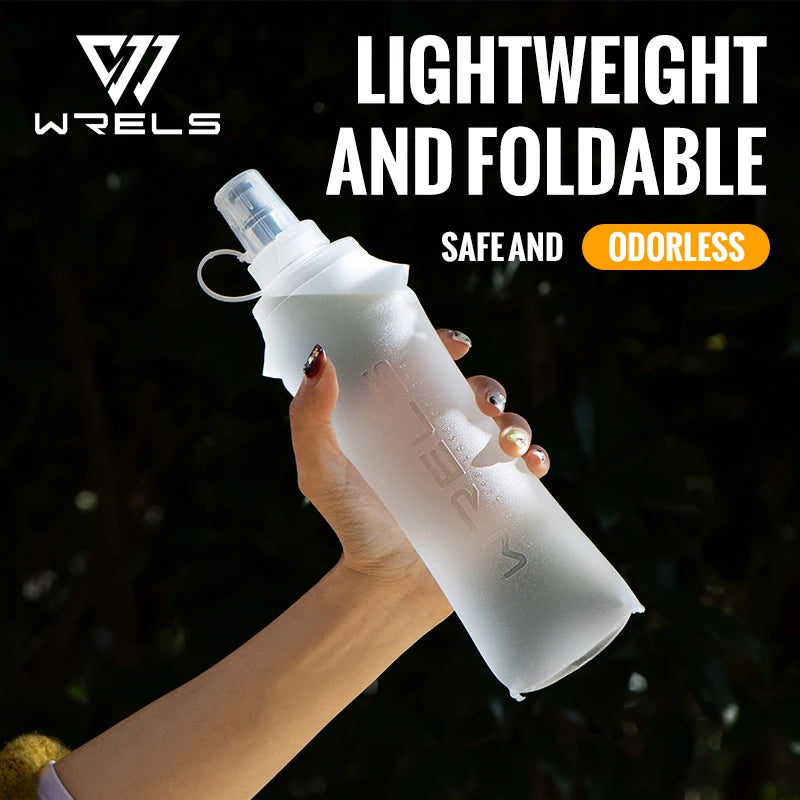 300ml Collapsible Soft Flask, BPA-Free TPU Running Water Bottle for Travel and Sport